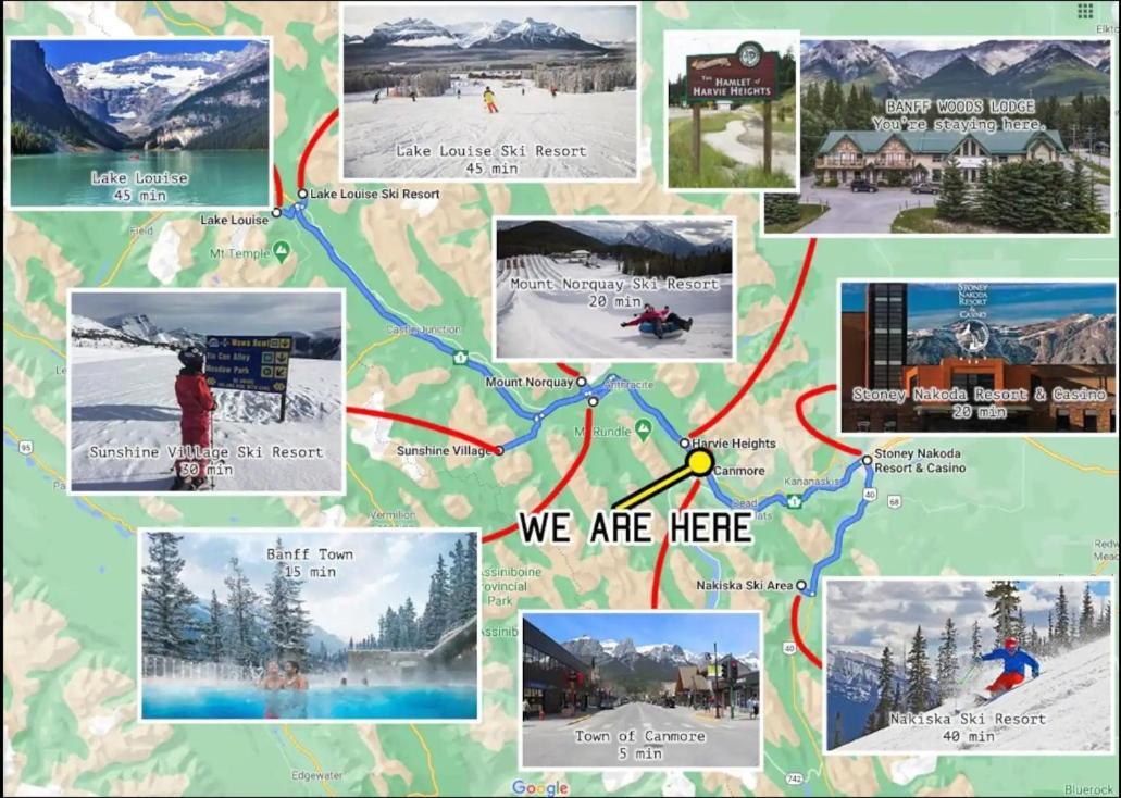 Mountainview -Privatechalet Sleep7- 5Min To Dt Vacation Home Canmore Exteriér fotografie